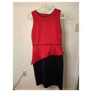 Peplum evening dress